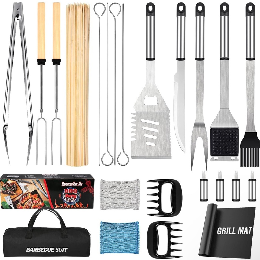 Grill Tools 122PCS Grilling Gifts for Men